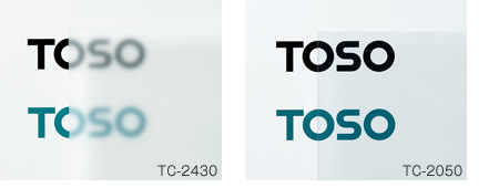 トーソー TOSO ビニールカーテン 透明タイプ TC-2430生地 TC-2050生地