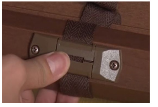 トーソー TOSO 木製ブラインド ウッドブラインド 高さ調整方法 ラダーテープタイプ ボトムカバーを閉じる