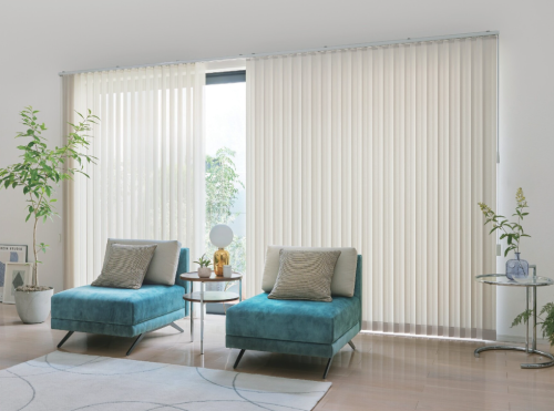 タチカワ ラインドレープ 縦型ブラインド リビング