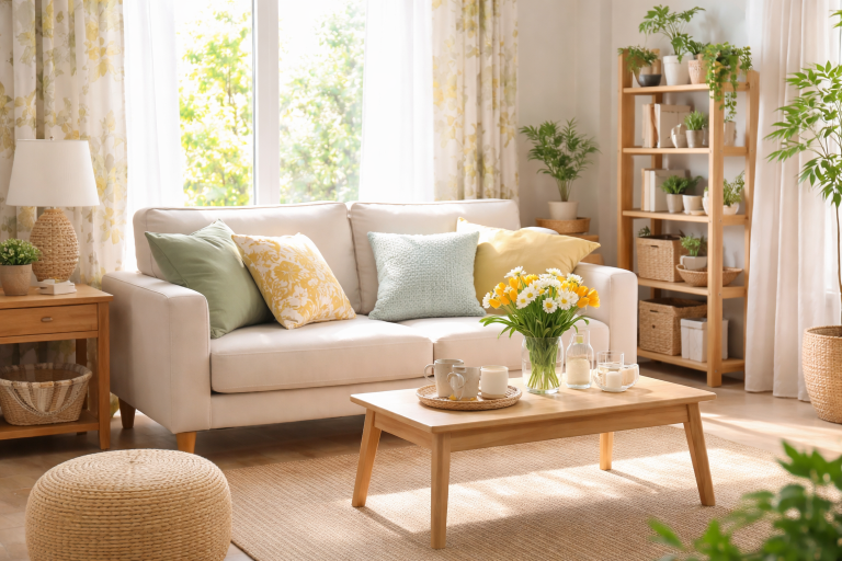 春のインテリア