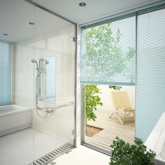 トーソー TOSO 浴室・バスルーム用 ブラインド ベネアル or スラット 浴窓 つっぱり式 テンションタイプ スラット幅 15mm