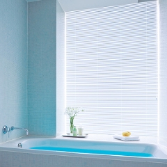 タチカワブラインド 浴室・バスルーム用 ブラインド シルキーカーテンアクア つっぱり式 ノンビス スラット幅 15mm
